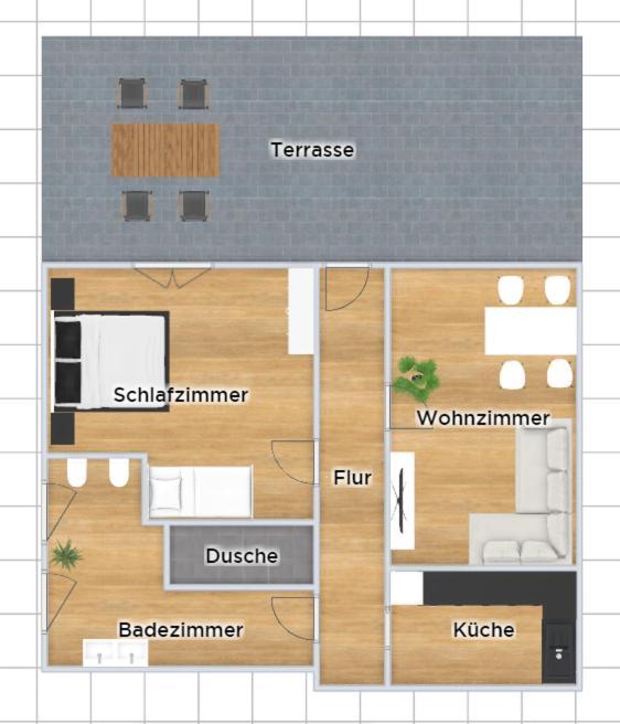 Fewo Wildflecken - Ferienwohnung Rhoen Neubau 2021 Zewnętrze zdjęcie